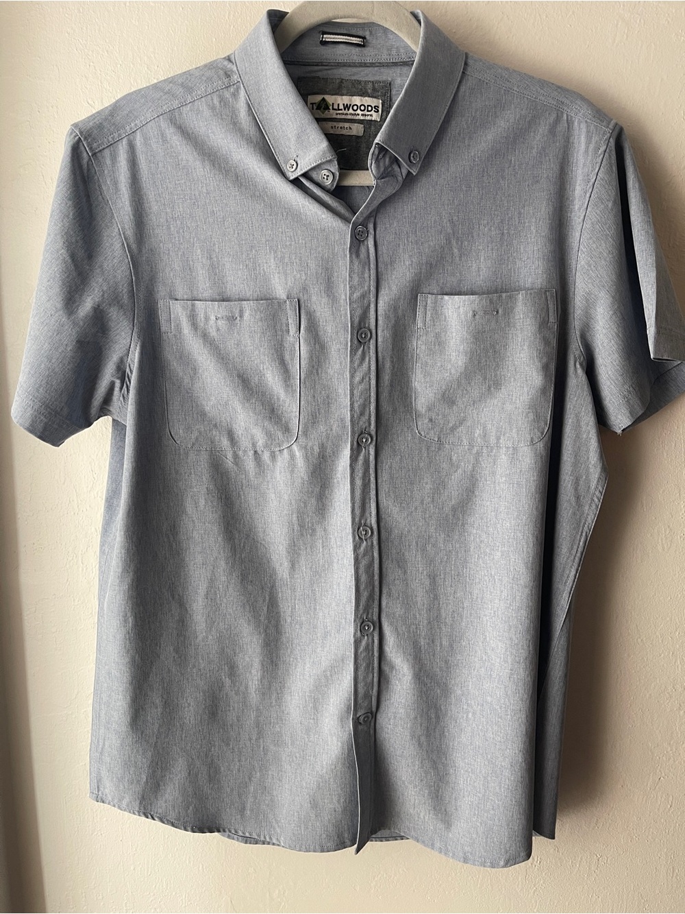 Tallwoods Premium Lifestyle Apparel Button Down Collar Shirt Office Event Size M